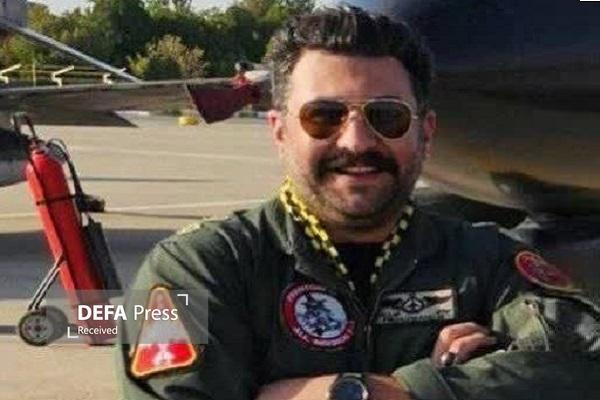 تصویری از شهید خلبان حادثه نیمه شب گذشته همدان